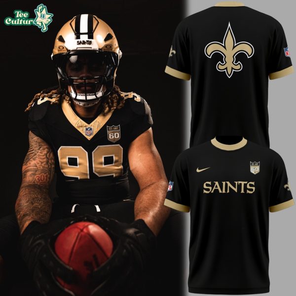 New Orleans Saints 60th Anniversary New Logo Limited Edition Shirt