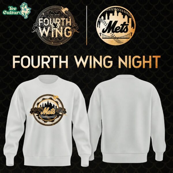 New York Mets Fourth Wing Night 2026 Limited Edition Baseball Fan Sweatshirt