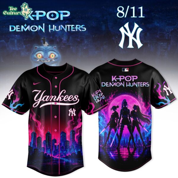 New York Yankees K-Pop Demon Hunters Night 2026 Baseball Jersey