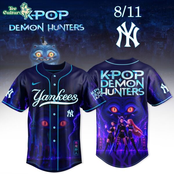 New York Yankees K-Pop Demon Hunters Night 2026 Baseball Jersey V2