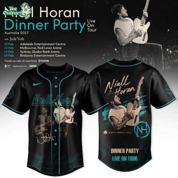 Niall Horan Dinner Party Live On Tour Australia Jersey