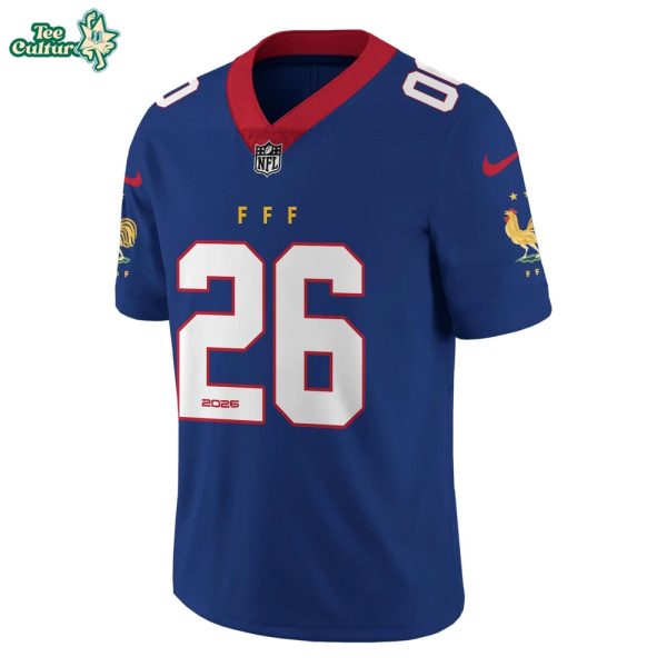 Nike France National Team x NFL Road Jersey by Teesculture.com