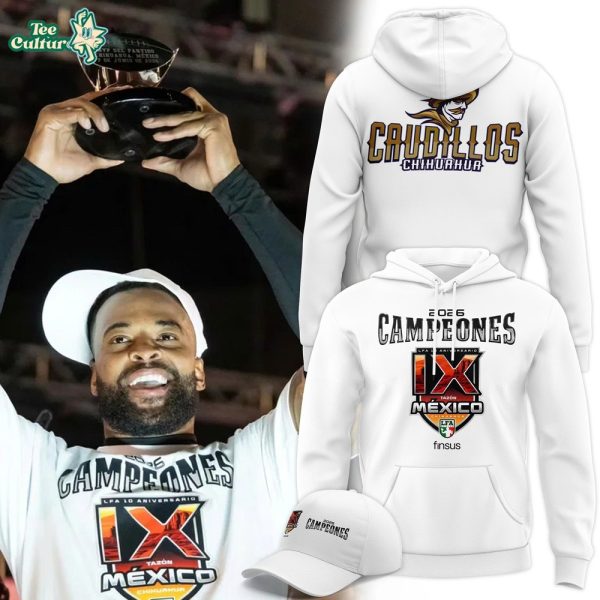 Oficial Caudillos de Chihuahua Campeones LFA Hoodie
