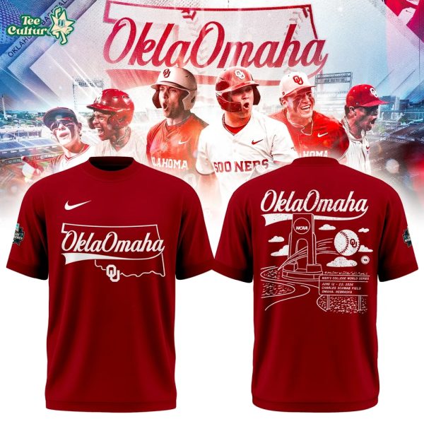 Oklahoma Baseball "OklaOmaha" T-shirt - Red