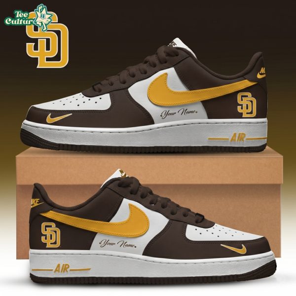 Padres Edition Nike Air Force 1 Low Custom For Fans