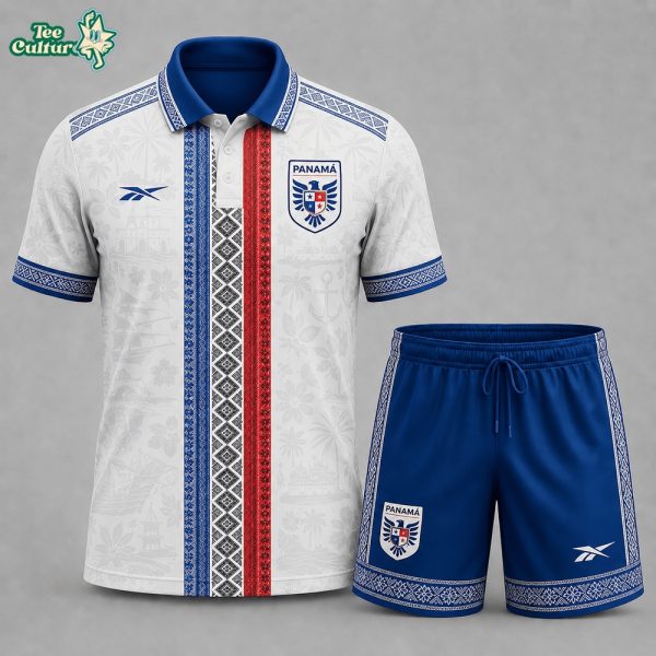 Panama Premium FIFA World Cup 2026 Culture Polo Shorts Set