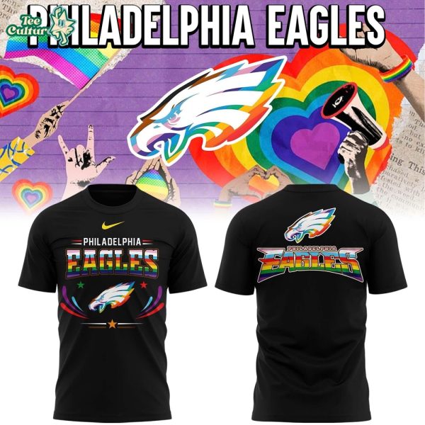Philadelphia Eagles 2026 Pride Black T-shirt (V1)