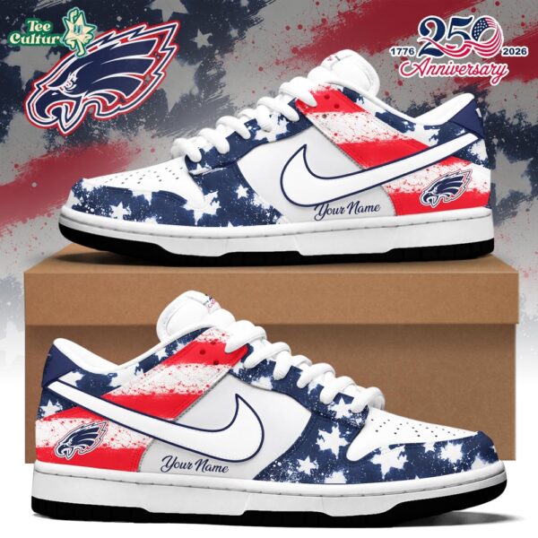 Philadelphia Phillies United States Semiquincentennial 2026 Limited Edition Dunk Low Sneakers