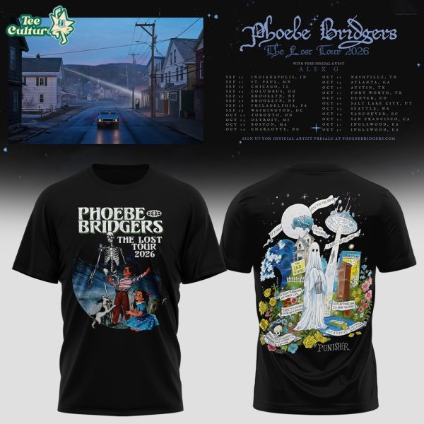 Phoebe Bridgers x The Lost Tour 2026 T-Shirt