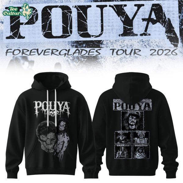 Pouya Foreverglades Tour 2026 Hoodie Edition Black V2