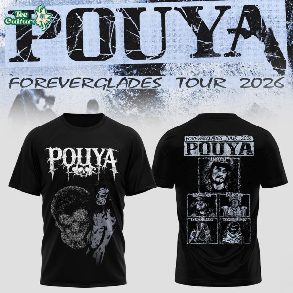Pouya Foreverglades Tour 2026 Vintage Tee Edition