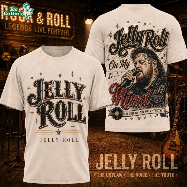 Premium Jelly Roll On My Mind 3D Shirt TD