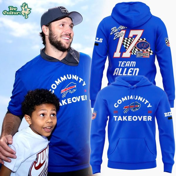 Pro Standard Josh Allen Royal Buffalo Bills Fast Lane Name Number Player Hoodie