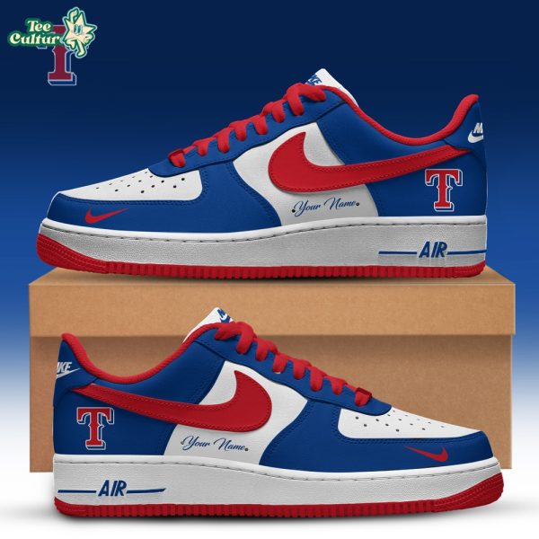 Rangers Edition Nike Air Force 1 Low Custom For Fans