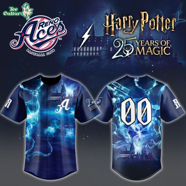 Reno Aces x Harry Potter Night '25 Years of Magic' Custom Baseball Jersey