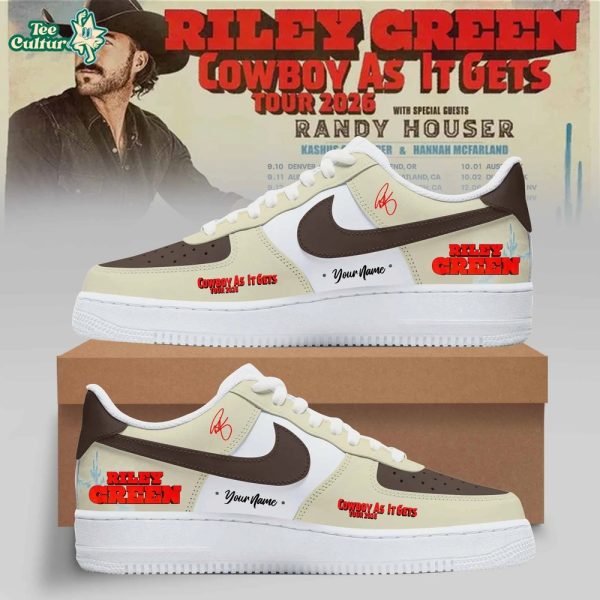 Riley Green Cowboy As It Gets Tour 2026 Limited Edition Shoes V1