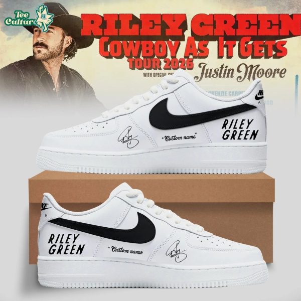 Riley Green Cowboy As It Gets Tour 2026 Limited Edition Shoes V3