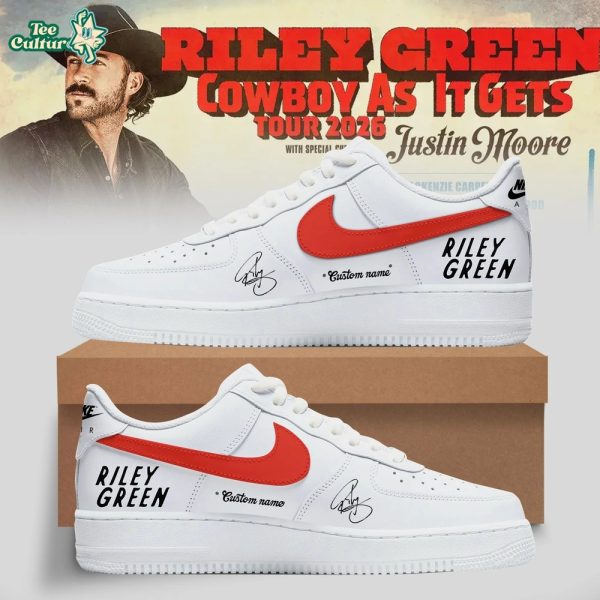 Riley Green Cowboy As It Gets Tour 2026 Limited Edition Shoes V4
