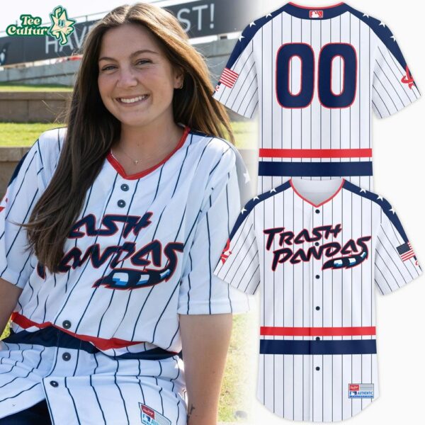 Rocket City Trash Pandas America 250th Anniversary Baseball Jersey