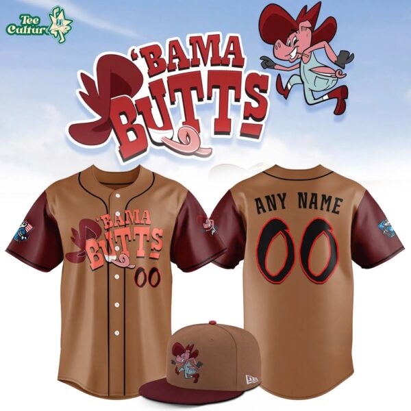 Rocket City Trash Pandas Bama Butts Limited Edition Baseball Jersey