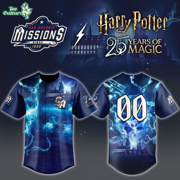 San Antonio Missions x Harry Potter Night '25 Years of Magic' Custom Baseball Jersey