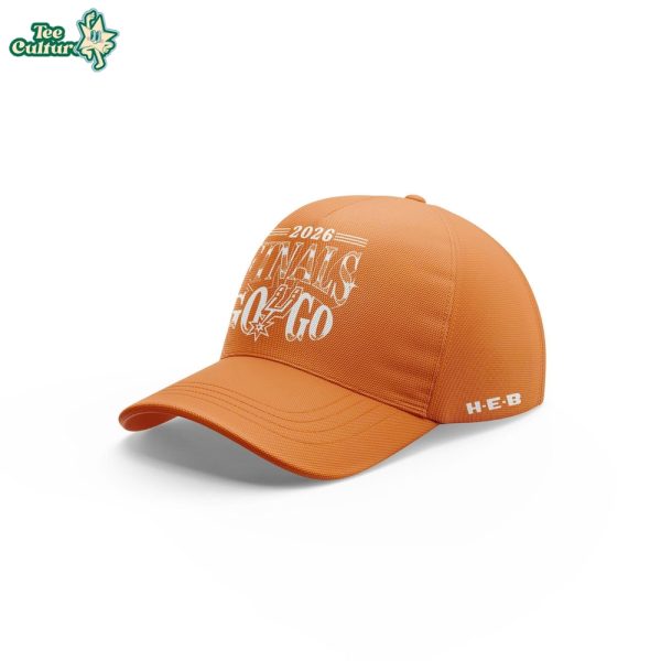 San Antonio Spurs 2026 NBA Finals Cap - Orange