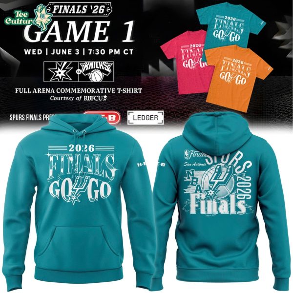 San Antonio Spurs 2026 NBA Finals Hoodie - Blue