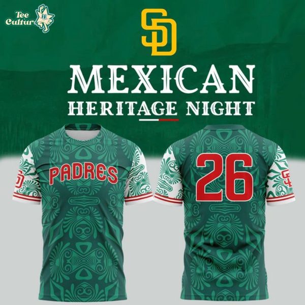 San Diego Padres Mexican Heritage 2026 Limited Edition Shirt