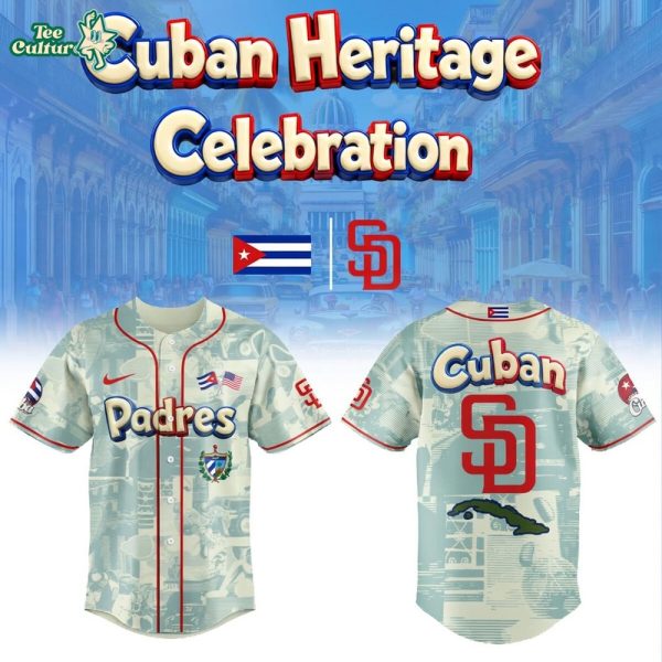 San Diego Padres x Cuba Heritage Night 2026 Celebration Baseball Jersey