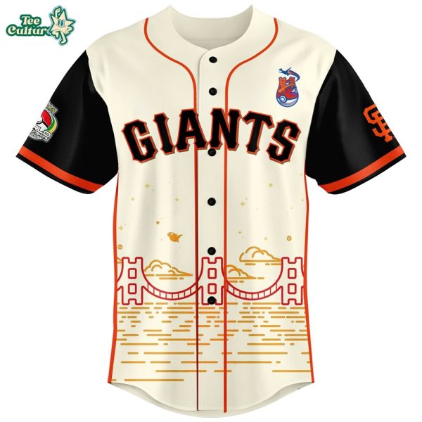 San Francisco Giants 2026 Pokmon Worlds Night Jersey by Teesculture.com