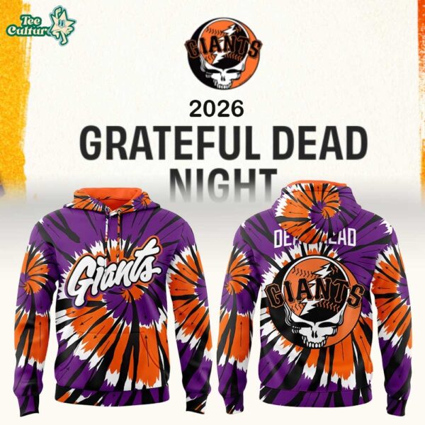 San Francisco Giants Grateful Dead Night 2026 Limited Hoodie