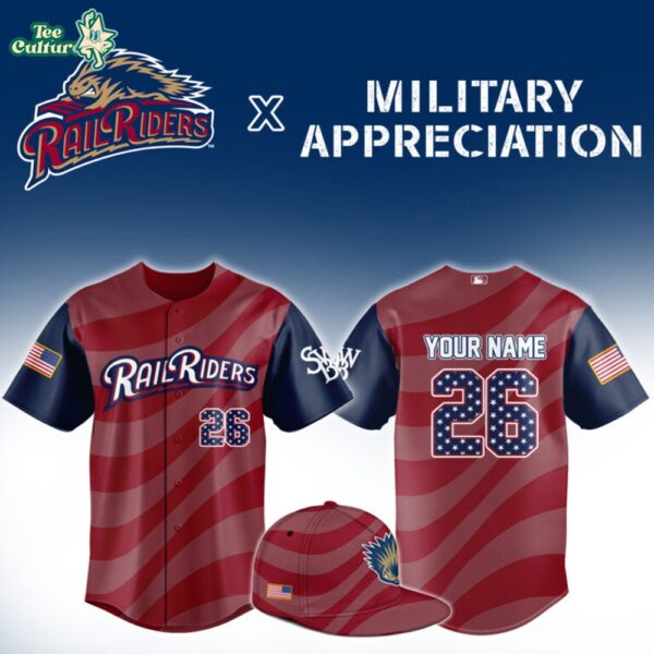 Scranton/Wilkes-Barre RailRiders Military Appreciation Baseball Jersey