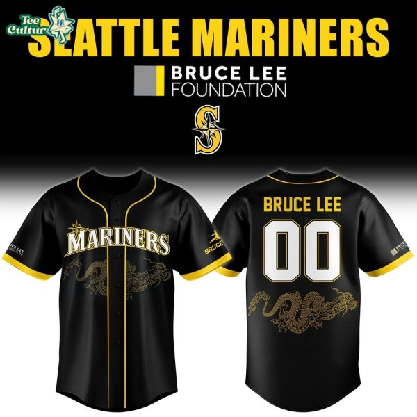 Seattle Mariners 2026 Bruce Lee Night Jersey - Custom Number