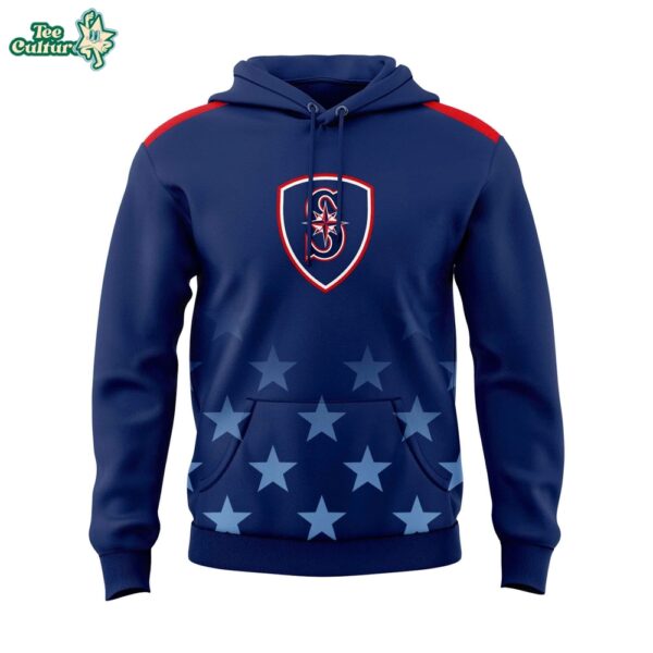 Seattle Mariners 2026 Stars Stripes Soccer Hoodie by Teesculture.com