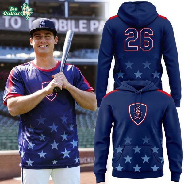 Seattle Mariners 2026 Stars & Stripes Soccer Limited Edition Hoodie