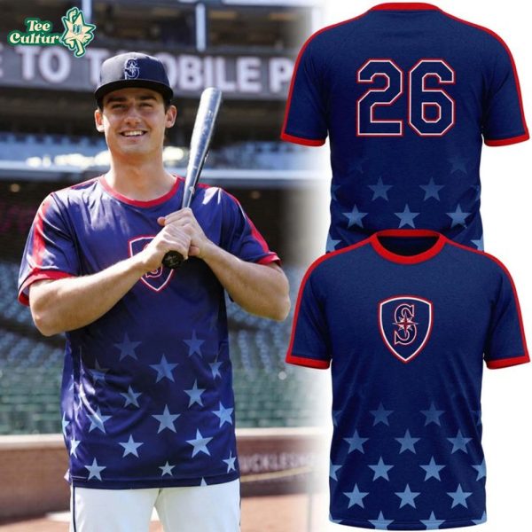 Seattle Mariners 2026 Stars & Stripes Soccer Limited Edition Shirt