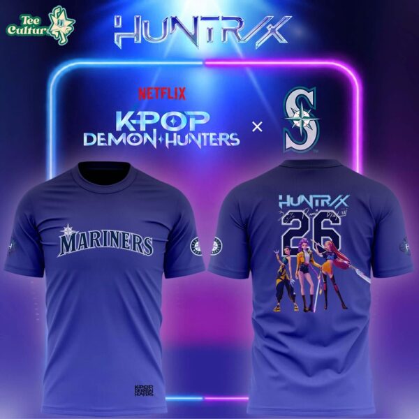 Seattle Mariners K-Pop Demon Hunters Night T-Shirt