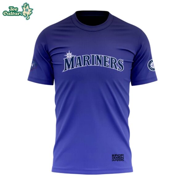 Seattle Mariners KPop Demon Hunters Night TShirt by Teesculture.com
