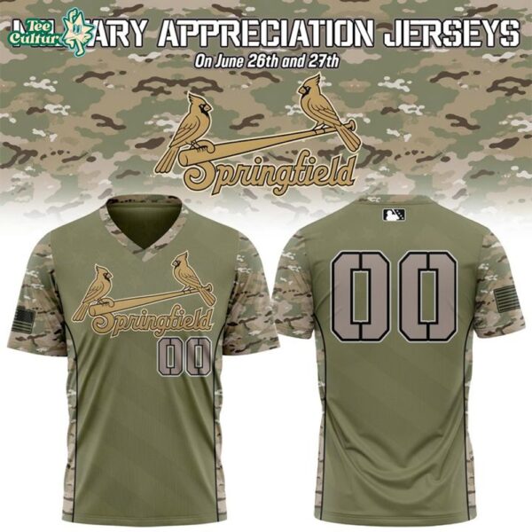 Springfield Cardinals Military Appreciation Night 2026 Limited Edition Baseball Jersey