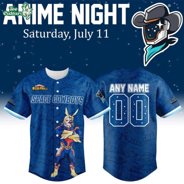 Sugar Land Space Cowboys x Anime Night 2026 Special Baseball Jersey