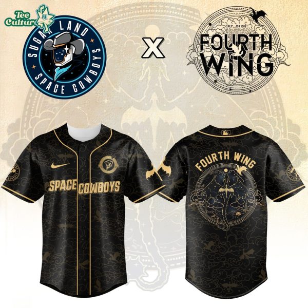 Sugar Land Space Cowboys x Fourth Wing Night Baseball Jersey