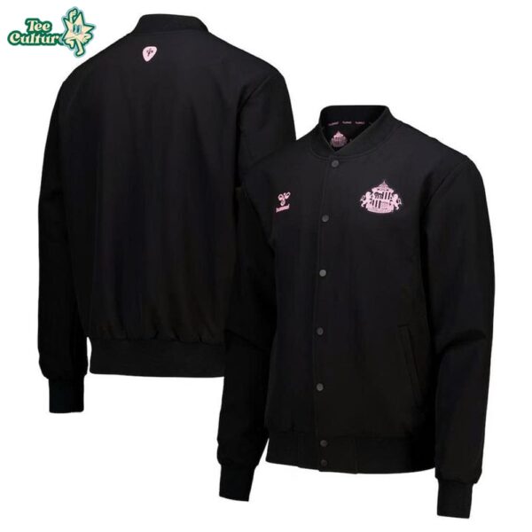 Sunderland x Elvis Hummel Away Matchday Black Limited Edition Varsity Jacket