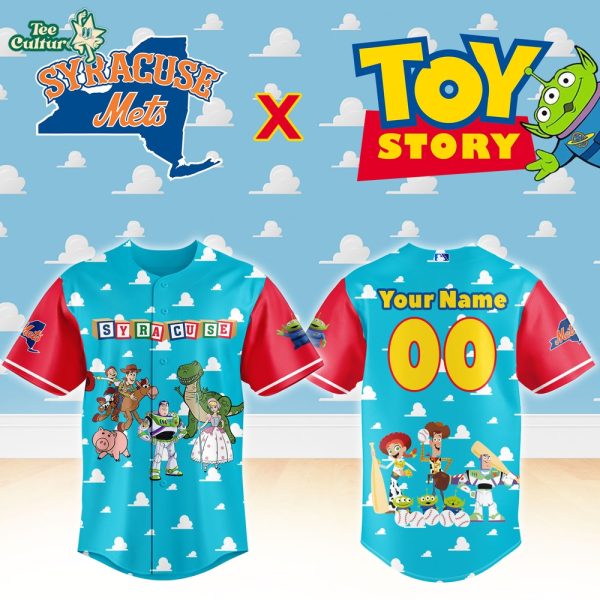 Syracuse Mets x Toy Story Night Custom Baseball Jersey