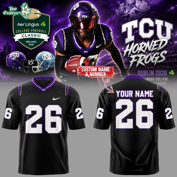 TCU Horned Frogs x Aer Lingus College Football Classic Jersey