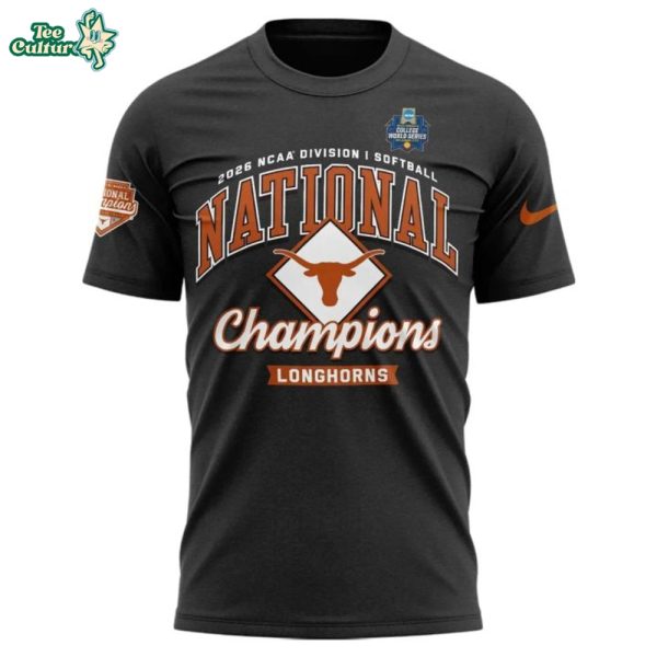 Texas Longhorns 2026 Softball National Champions Shirt by Teesculture.com
