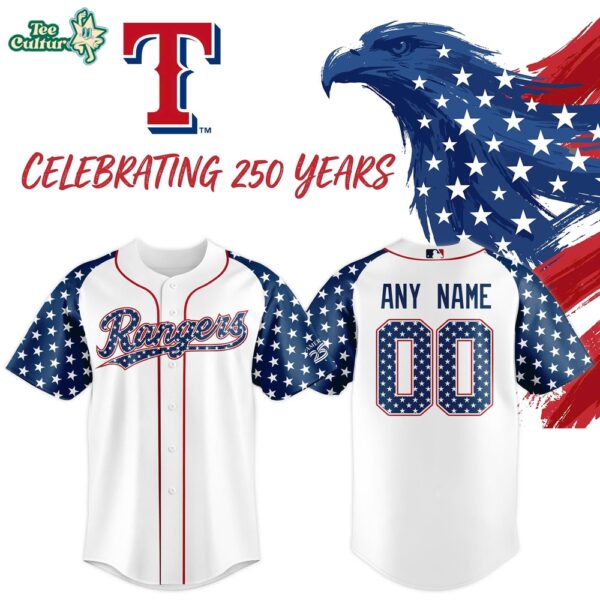 Texas Rangers America 250th Anniversary Baseball Jersey