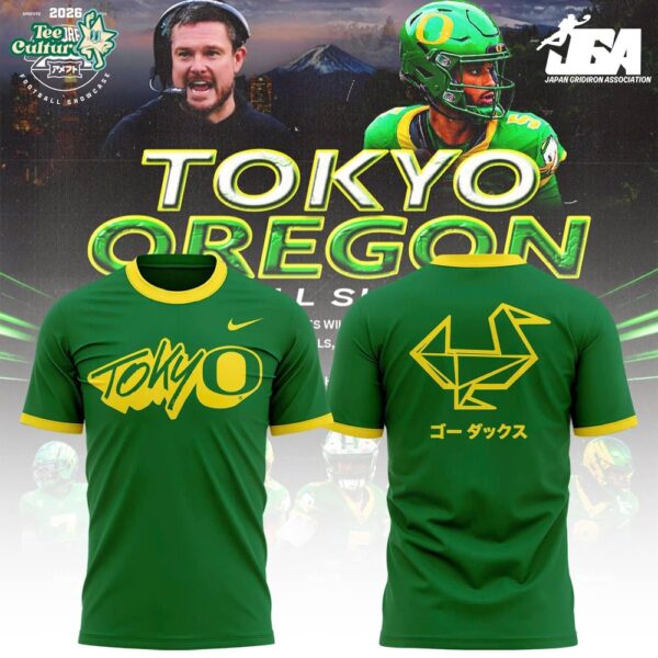 Tokyo Oregon Football Showcase 2026 Graphic T-Shirt