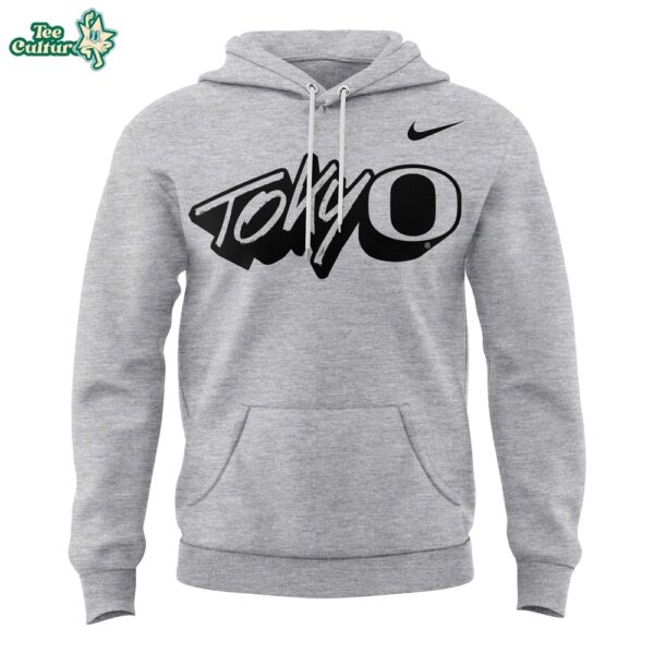 Tokyo Oregon Football Showcase 2026 Gray Hoodie by Teesculture.com