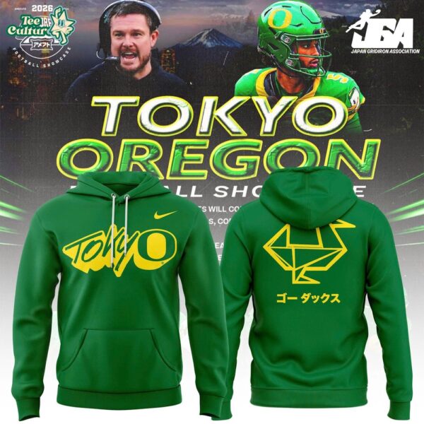 Tokyo Oregon Football Showcase 2026 Premium Hoodie