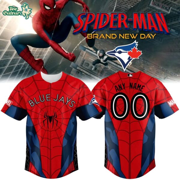 Toronto Blue Jays x Spider-Man Brand New Day 2026 Limited Edition Baseball Jersey